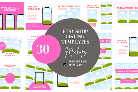 Download 30+ Etsy Digital Shop Templates +Link - Etsy digital shop Collection