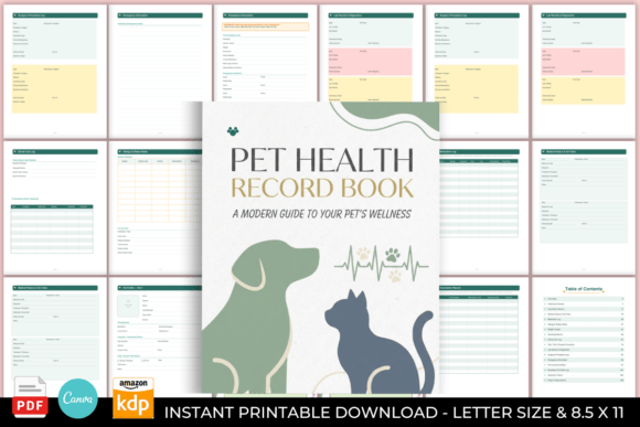 Download Pet Health Record Book - Premium Resources
